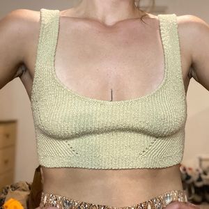 NWT urban outfitters knit sweater crop tank